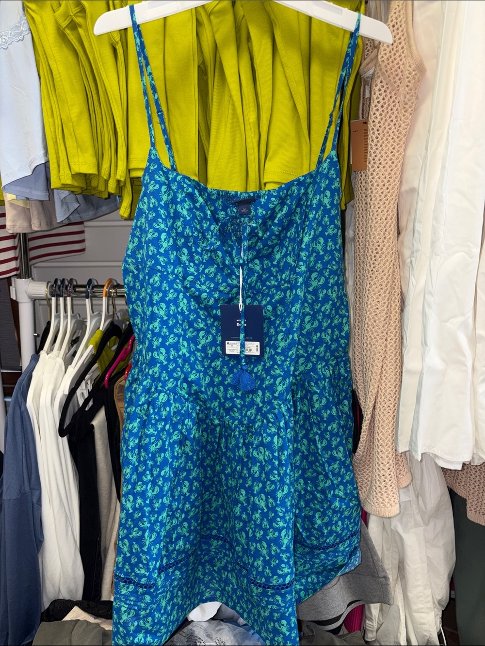 5/$10 Blue Spaghetti-Strap Sundress
